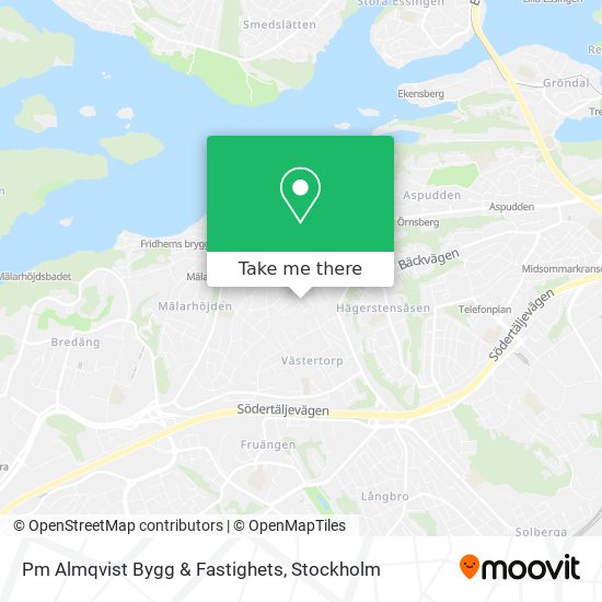 Pm Almqvist Bygg & Fastighets map