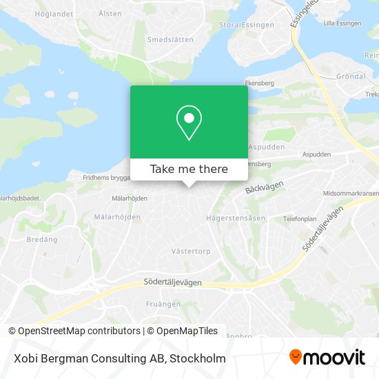 Xobi Bergman Consulting AB map