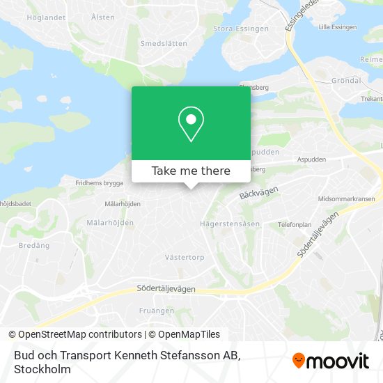 Bud och Transport Kenneth Stefansson AB map
