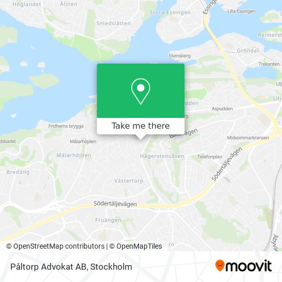 Påltorp Advokat AB map