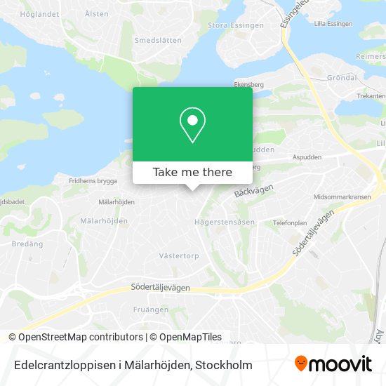 Edelcrantzloppisen i Mälarhöjden map