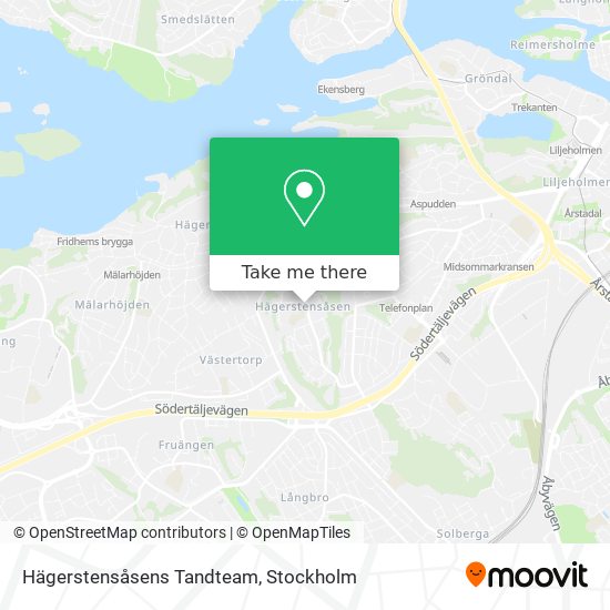 Hägerstensåsens Tandteam map