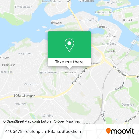 4105478 Telefonplan T-Bana map