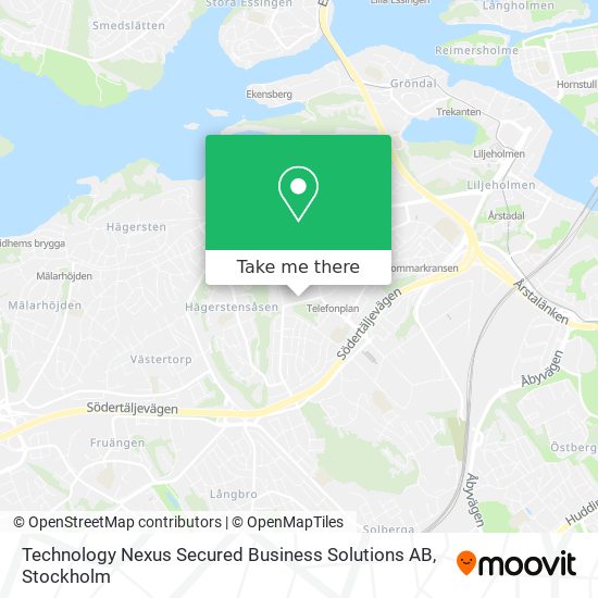 Technology Nexus Secured Business Solutions AB map