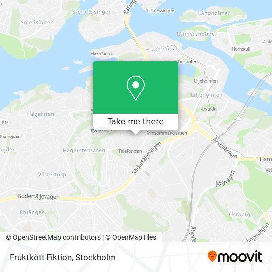 Fruktkött Fiktion map