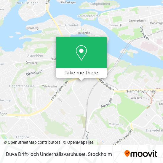 Duva Drift- och Underhållsvaruhuset map