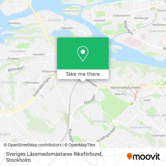 Sveriges Låssmedsmästares Riksförbund map