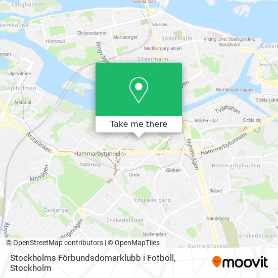 Stockholms Förbundsdomarklubb i Fotboll map