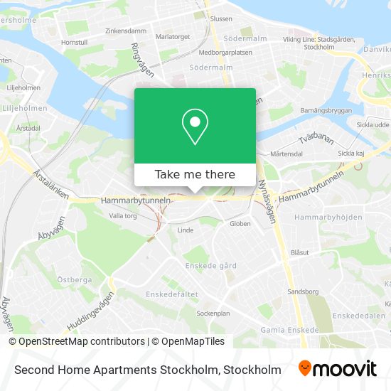 Second Home Apartments Stockholm map