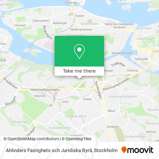 Ahlinders Fastighets och Juridiska Byrå map