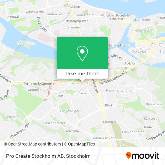 Pro Create Stockholm AB map