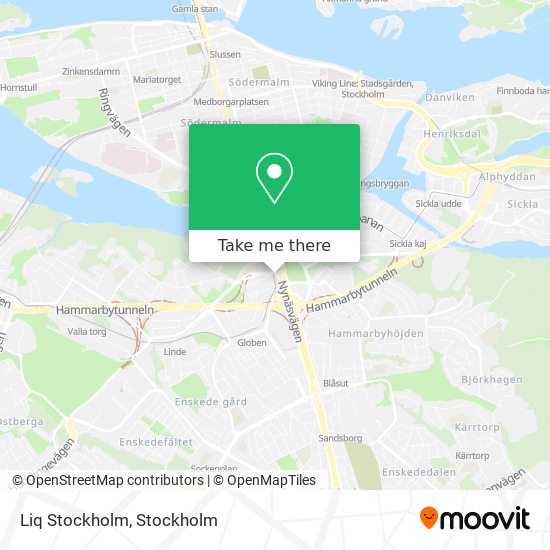 Liq Stockholm map