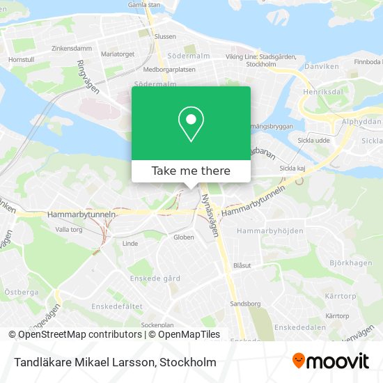 Tandläkare Mikael Larsson map