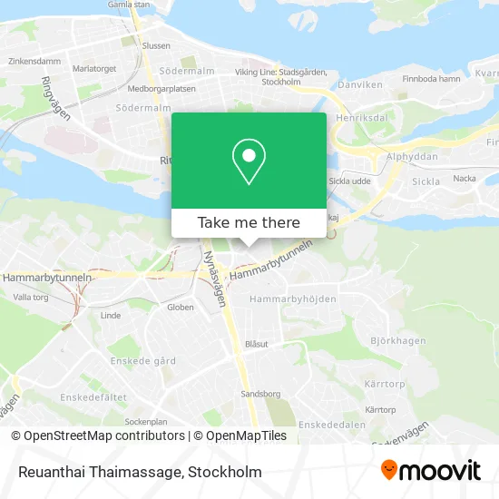 Reuanthai Thaimassage map
