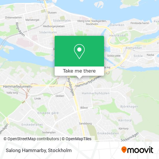 Salong Hammarby map