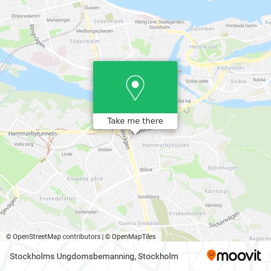 Stockholms Ungdomsbemanning map