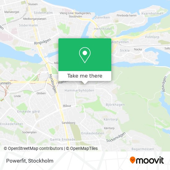 Powerfit map