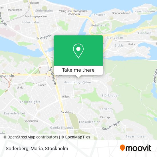 Söderberg, Maria map