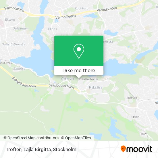 Tröften, Lajla Birgitta map