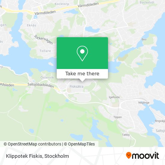 Klippotek Fiskis map