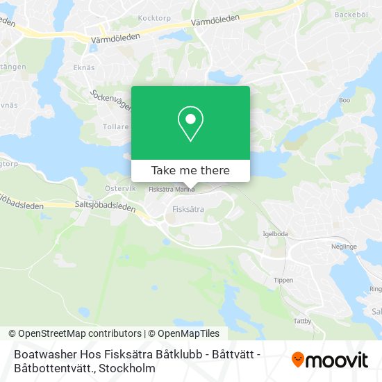 Boatwasher Hos Fisksätra Båtklubb - Båttvätt - Båtbottentvätt. map