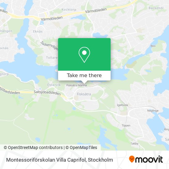 Montessoriförskolan Villa Caprifol map