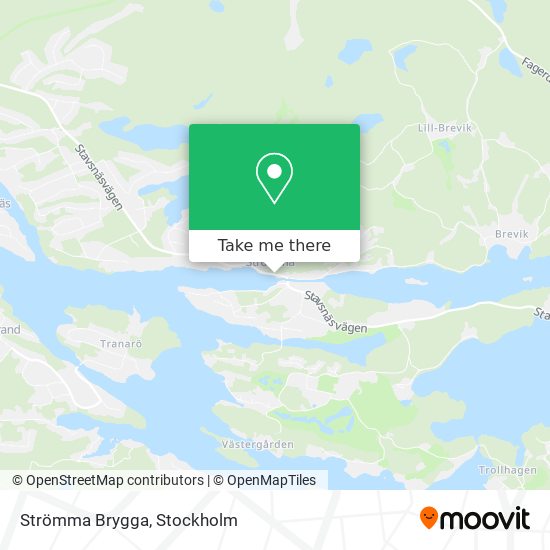 Strömma Brygga map