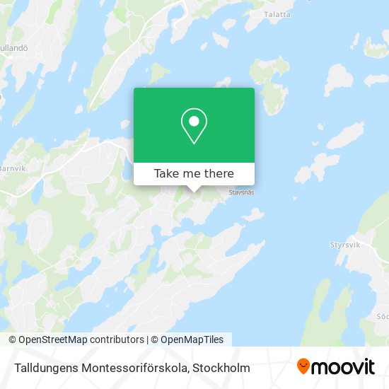 Talldungens Montessoriförskola map