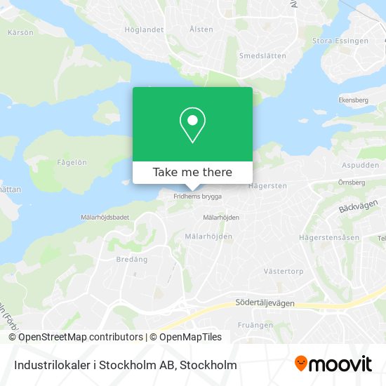 Industrilokaler i Stockholm AB map