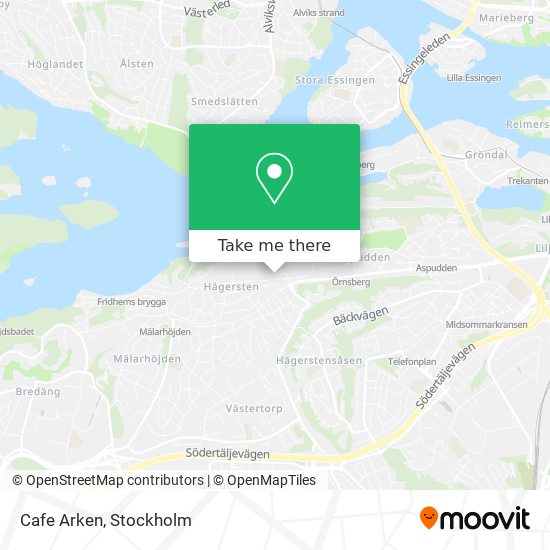 Cafe Arken map