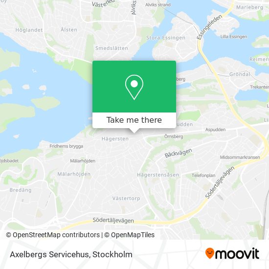 Axelbergs Servicehus map