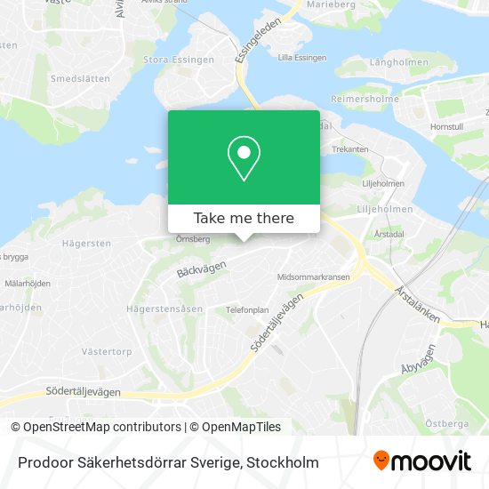 Prodoor Säkerhetsdörrar Sverige map