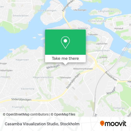 Casamba Visualization Studio map