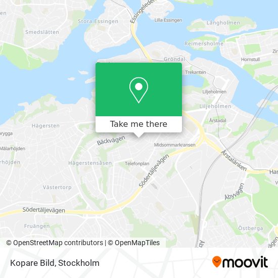 Kopare Bild map