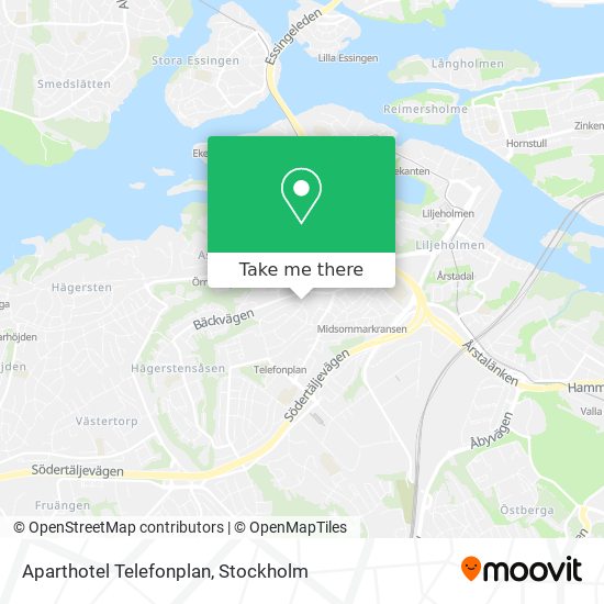 Aparthotel Telefonplan map