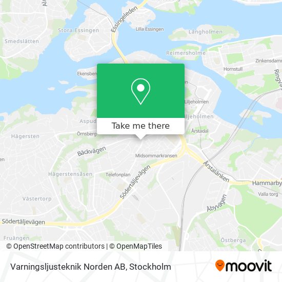 Varningsljusteknik Norden AB map