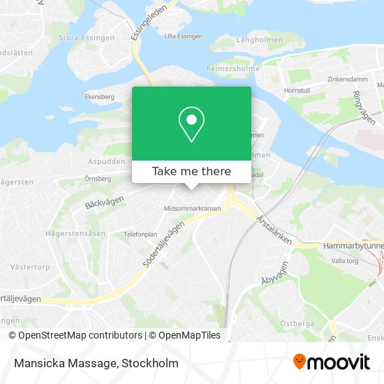 Mansicka Massage map