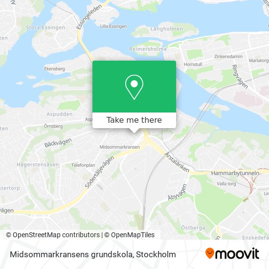 Midsommarkransens grundskola map