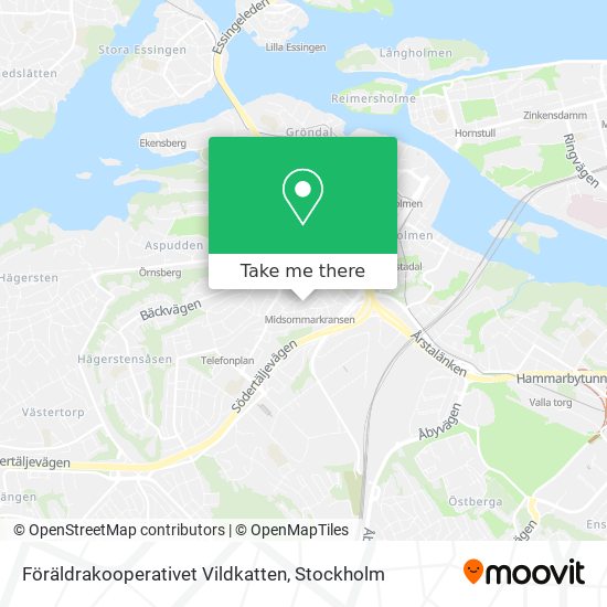 Föräldrakooperativet Vildkatten map