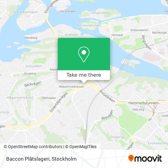 Baccon Plåtslageri map