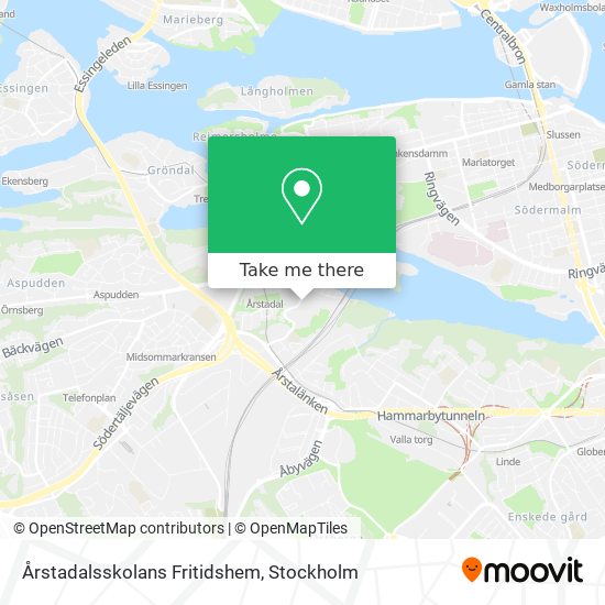 Årstadalsskolans Fritidshem map