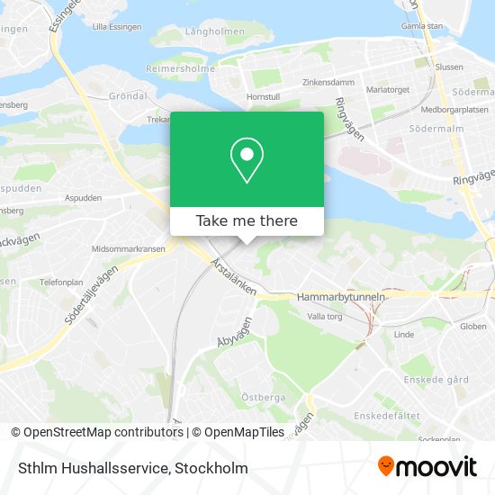 Sthlm Hushallsservice map