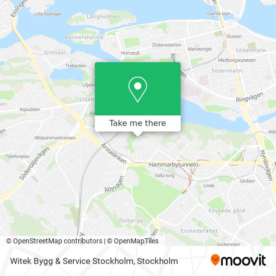 Witek Bygg & Service Stockholm map