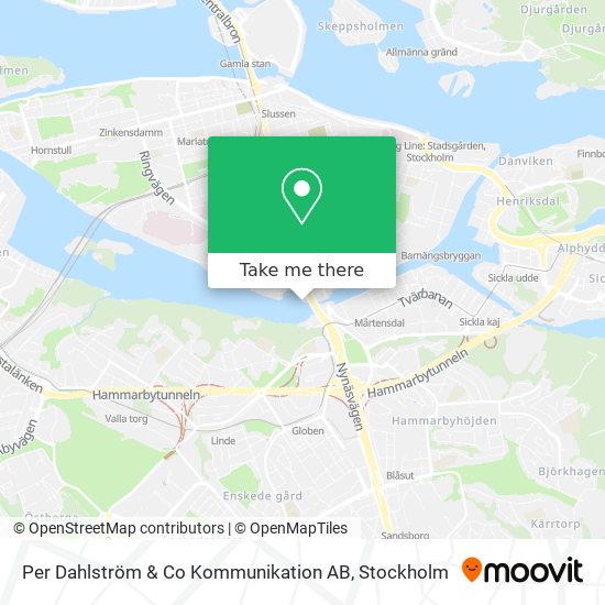 Per Dahlström & Co Kommunikation AB map