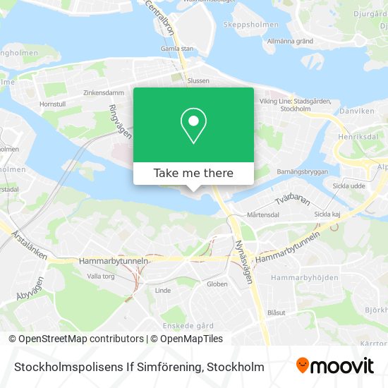 Stockholmspolisens If Simförening map