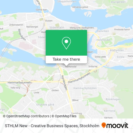 STHLM New - Creative Business Spaces map