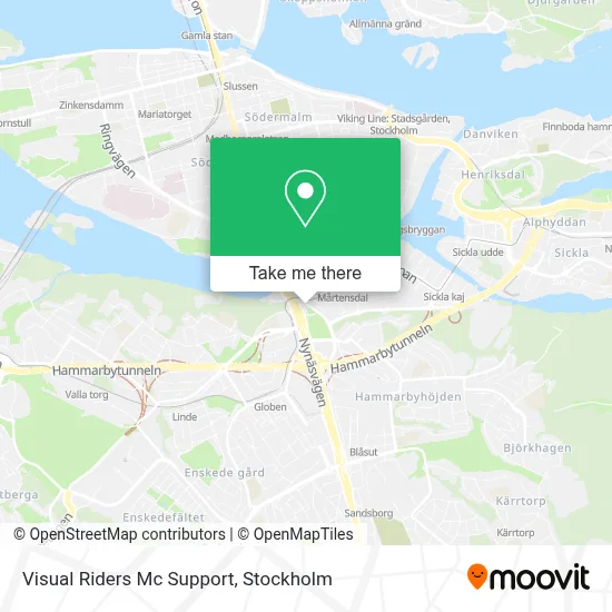 Visual Riders Mc Support map