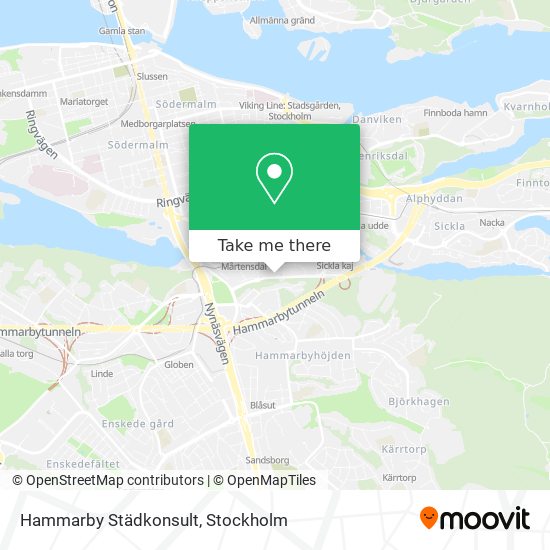 Hammarby Städkonsult map