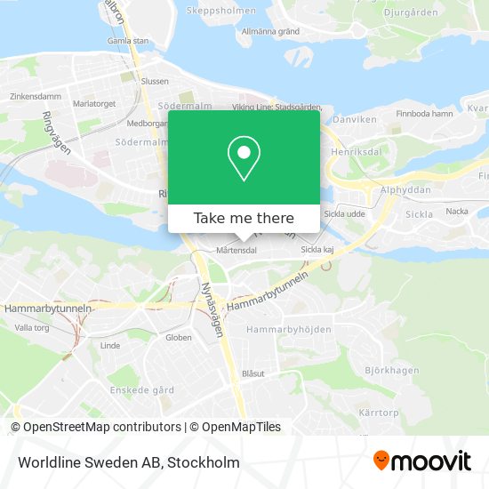 Worldline Sweden AB map