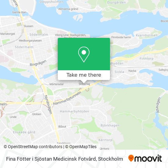 Fina Fötter i Sjöstan Medicinsk Fotvård map